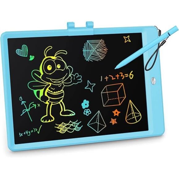 LCD Writing Tablet,10 Inch Colorful Toddler Doodle Board Drawing Tablet,Erasable - Picture 7 of 7